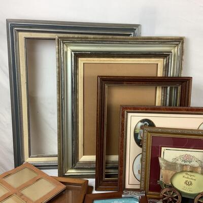 Lot. 5396.  Lot of Wooden & Leather Picture  Frames