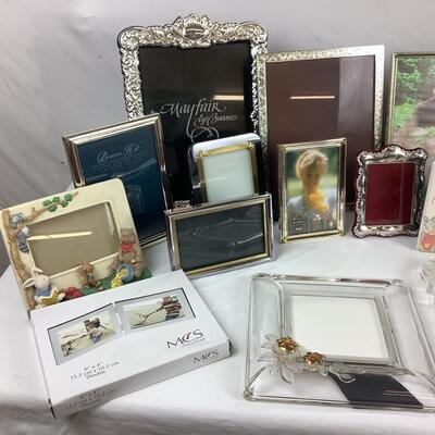 Lot 5397. Lot of Silver & Glass Picture Frames