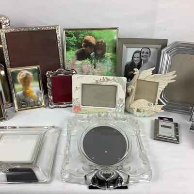 Lot 5397. Lot of Silver & Glass Picture Frames