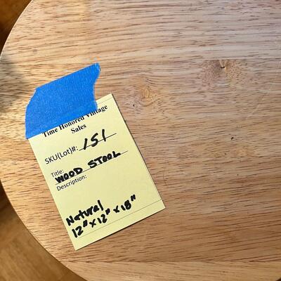 Vintage wood stool like new