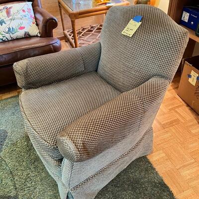 Vintage green arm chair