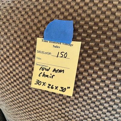Vintage green arm chair