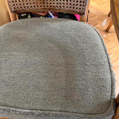 Rattan and bamboo bar stool