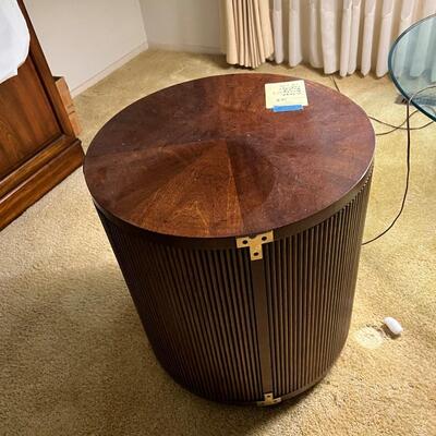 Vintage round console game cabinet