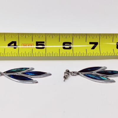 LOVELY ABALONE DANGLING EARRINGS