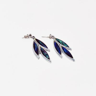LOVELY ABALONE DANGLING EARRINGS