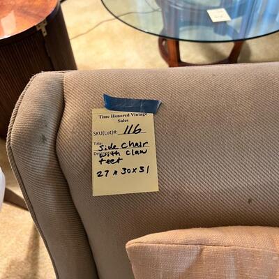 Armless chair