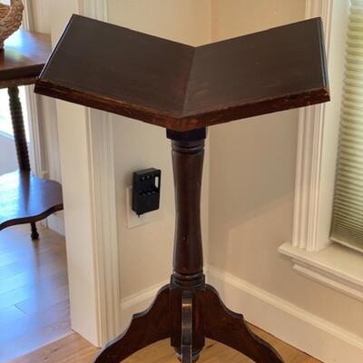 Antique Wood Music Stand