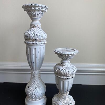 LOT 5G: Home Decor: Topiary Tree, Candle Holders & More