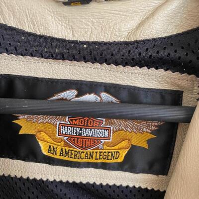 LOT 25G: Harley Davidson Leather Coat