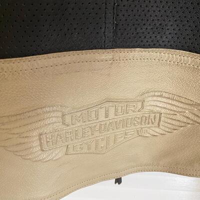 LOT 25G: Harley Davidson Leather Coat