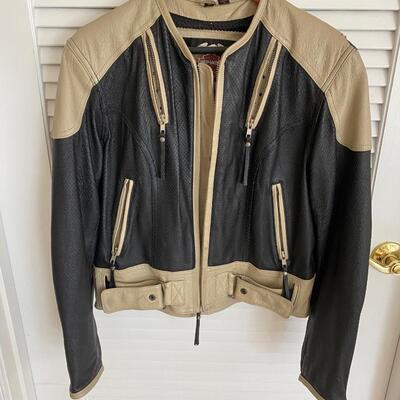 LOT 25G: Harley Davidson Leather Coat