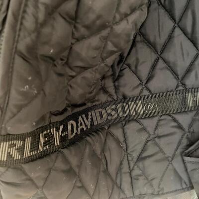 LOT 24G: Harley Davidson Leather Coat