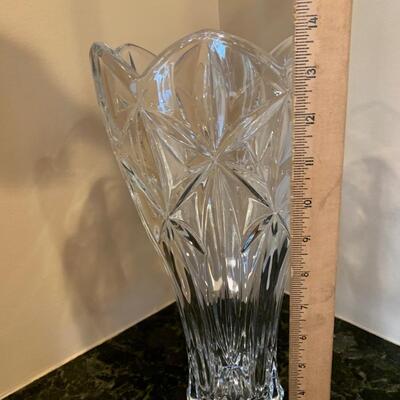 LOT 37R: Crystal Vases