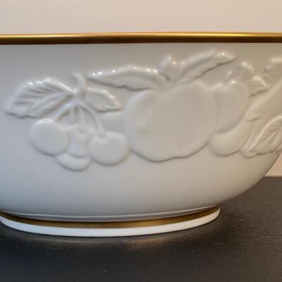 LOT 46R:  Lenox Collection Holiday Napkin Holder, Cover Cake/Sweets Plate, Fruits of Life Bowl & More