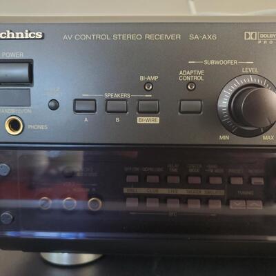 LOT 62G: Vintage Technics Receiver Model SA-AX6