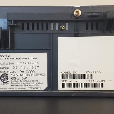 LOT 65G: Panasonic VHS Model PV-7200