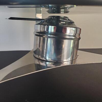 LOT 66G:  Pair of Round Chafing Dishes Stainless Steel