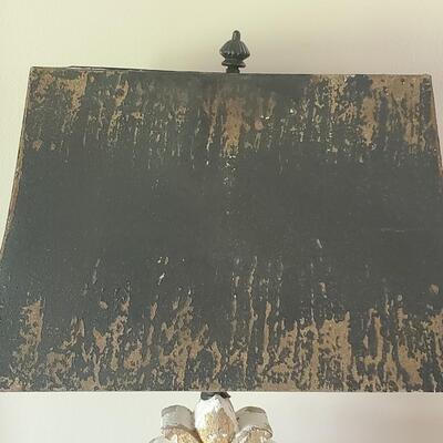 LOT 69G: Rustic All Metal Table Lamp