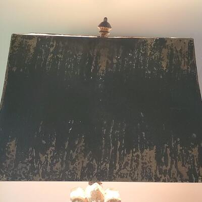 LOT 69G: Rustic All Metal Table Lamp