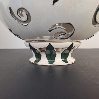 LOT 72G: Blue Sky  Christmas Candle Tea Light Gazing Ball