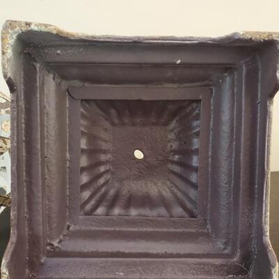 LOT 73G: Rustic Metal Candle Stands