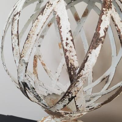 LOT 73G: Rustic Metal Candle Stands