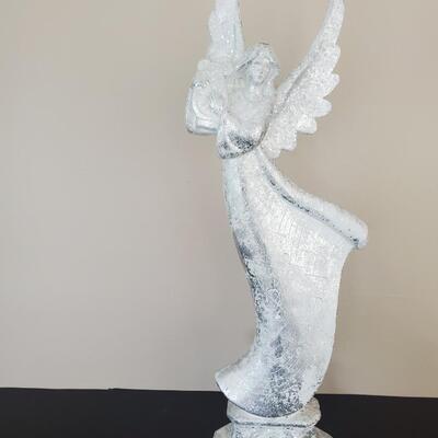 LOT 74G: Christmas Glittery Angel Statue