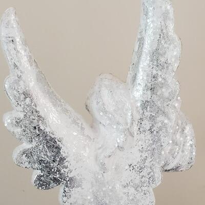 LOT 74G: Christmas Glittery Angel Statue