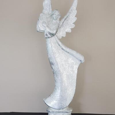 LOT 74G: Christmas Glittery Angel Statue