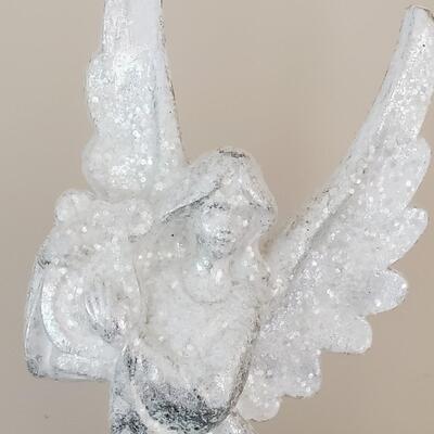 LOT 74G: Christmas Glittery Angel Statue