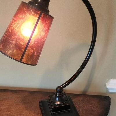 LOT: 77RP: Rustic Lamp & Accessory Hook