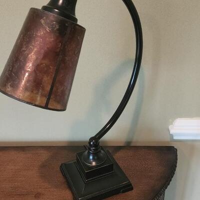 LOT: 77RP: Rustic Lamp & Accessory Hook