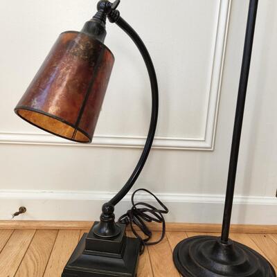 LOT: 77RP: Rustic Lamp & Accessory Hook