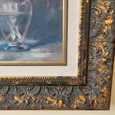 LOT 78RP: Framed Still Life Floral Print
