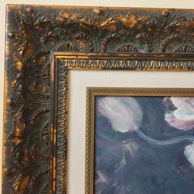 LOT 78RP: Framed Still Life Floral Print