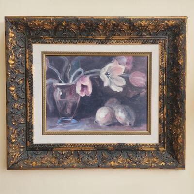 LOT 79RP: Framed Still Life Print