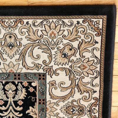 LOT 80RP:  Framed Filigree Scroll Area Rug