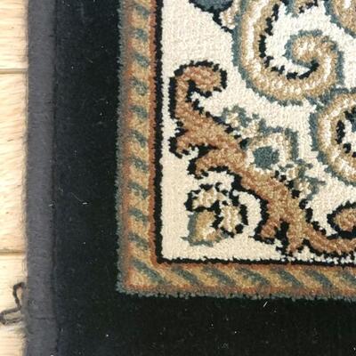 LOT 80RP:  Framed Filigree Scroll Area Rug