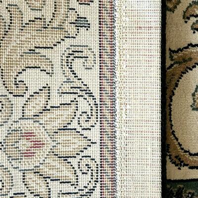 LOT 80RP:  Framed Filigree Scroll Area Rug