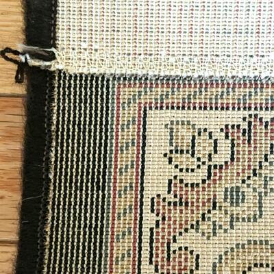 LOT 80RP:  Framed Filigree Scroll Area Rug