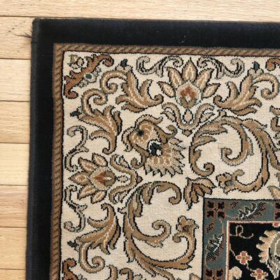 LOT 80RP:  Framed Filigree Scroll Area Rug