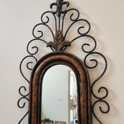 LOT 83RP: Fleur De Lis Decorative Mirror