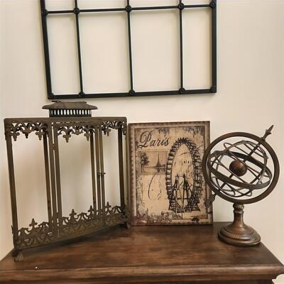LOT 88RP: Collection of Rustic French Inspired Home Decor