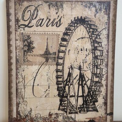 LOT 88RP: Collection of Rustic French Inspired Home Decor