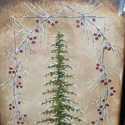 LOT 90RP: Collection of Six Elegant Holiday Decor Pieces