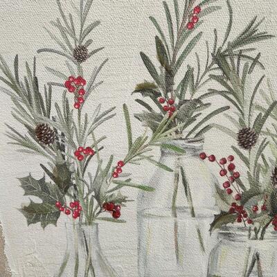 LOT 91RP: Collection of Five Country Style Holiday Home Decor Pieces