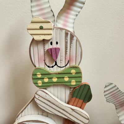 LOT 92RP: Collection of Five Spring Bunny Home Decor Pieces