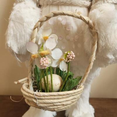 LOT 92RP: Collection of Five Spring Bunny Home Decor Pieces