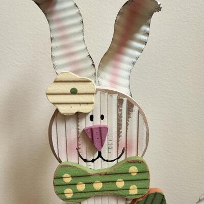 LOT 92RP: Collection of Five Spring Bunny Home Decor Pieces